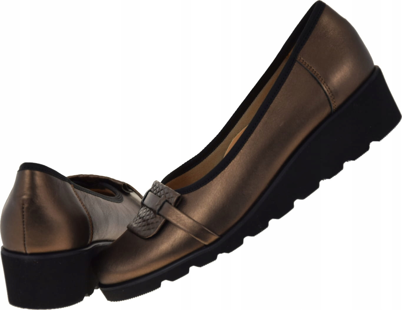 ELEGANCKIE DAMSKIE MOKASYNY GALANT 1076 - KOMFORT I STYL PROMOCJA R.39 Długość wkładki 25.5 cm