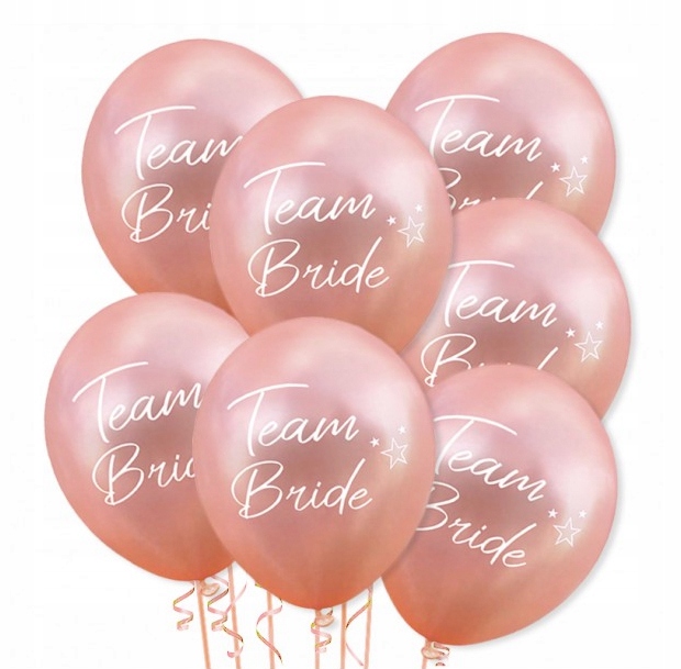 

Balony na Wieczór Panieński Team Bride 7szt