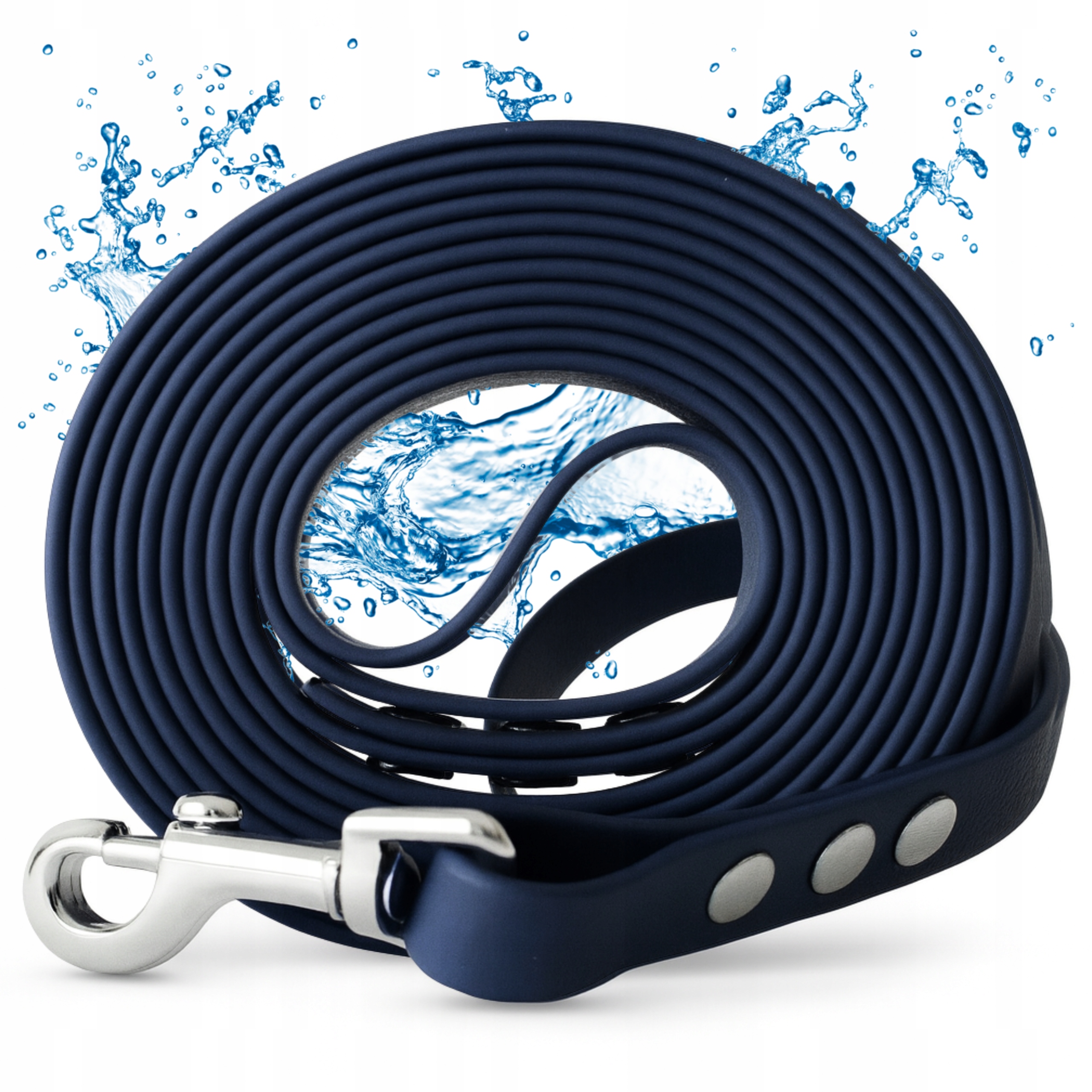 Vodítko pro malého velkého psa 15 m Vodotěsné Silné Dlouhé Krátké Granátové