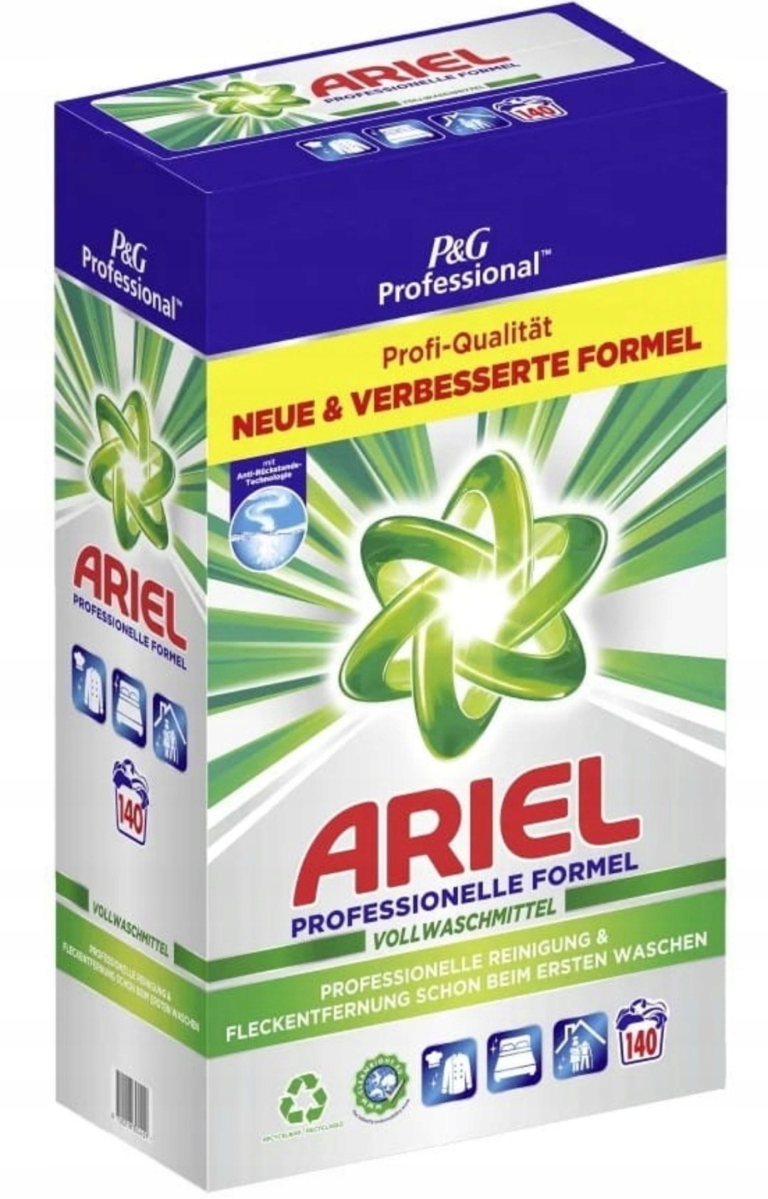 Levně Ariel Professional prací prášek na prádlo universal 140 praní 8,4 kg