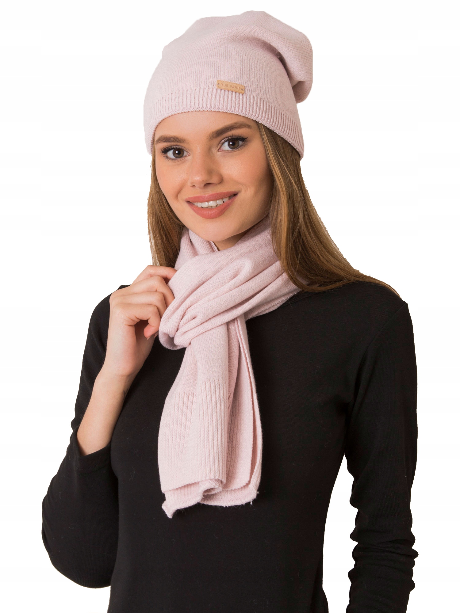 

Czapka zimowa beanie damska Szalki damski Zestaw