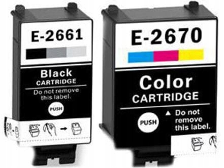 

Tusze do Epson 266 T2661 +T2670 WorkForce WF-100W