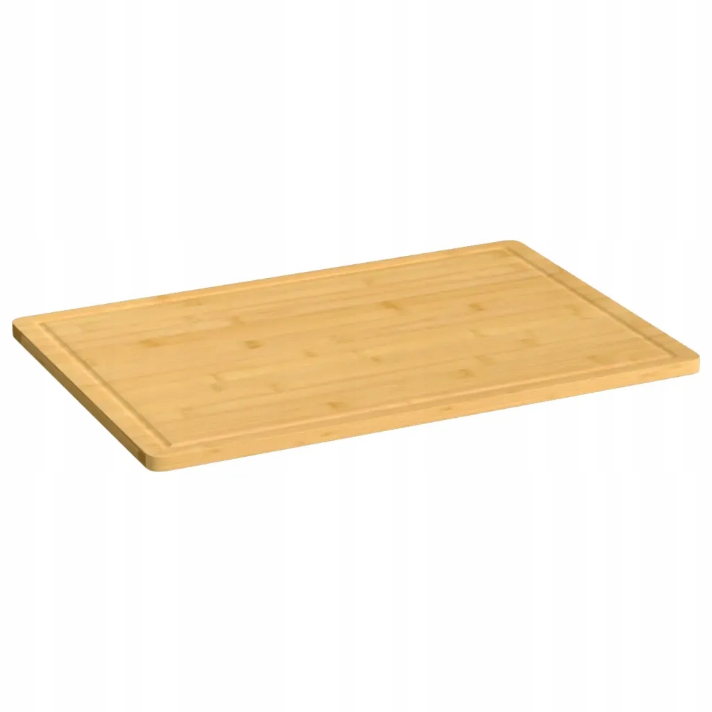 Kuchyňská deska z olejovaného bambusu 40x60x1,5 cm s drážkou na šťávu