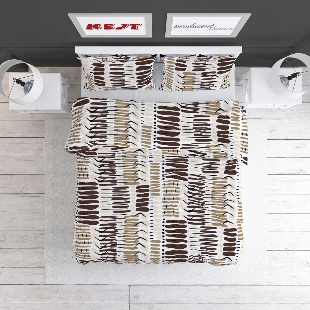 Lůžkové Povlečení Kůry 160x200cm Silné 100% Bavlna Bavlna, Vzory A Pruhy