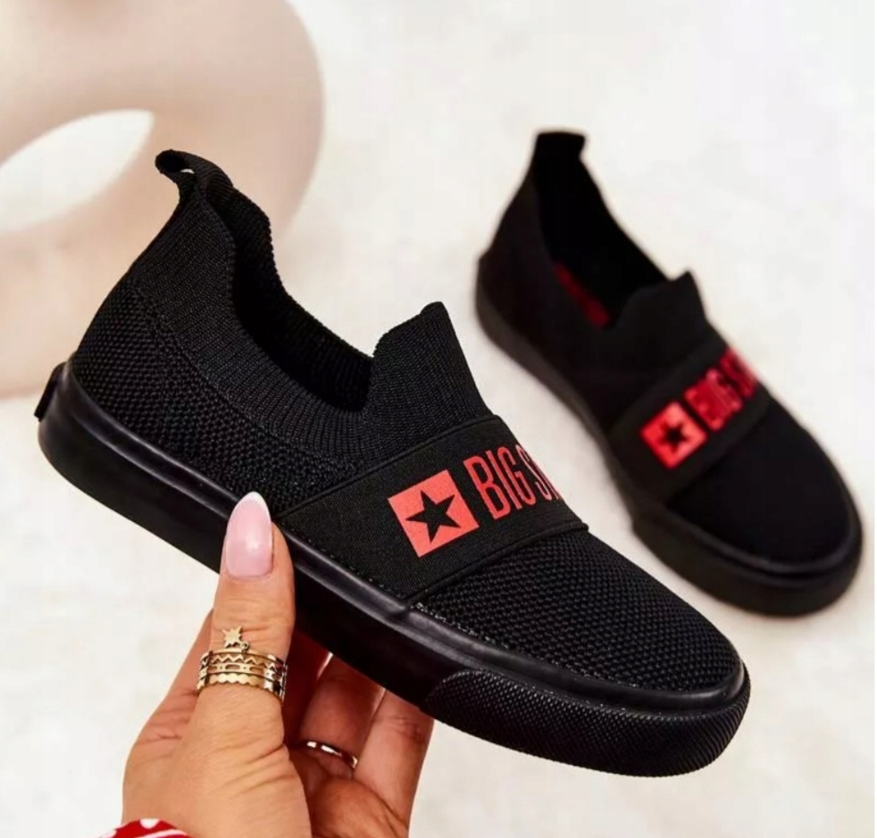 Trampki Dziecięce BIG STAR r. 33 czarny Rozmiar 33