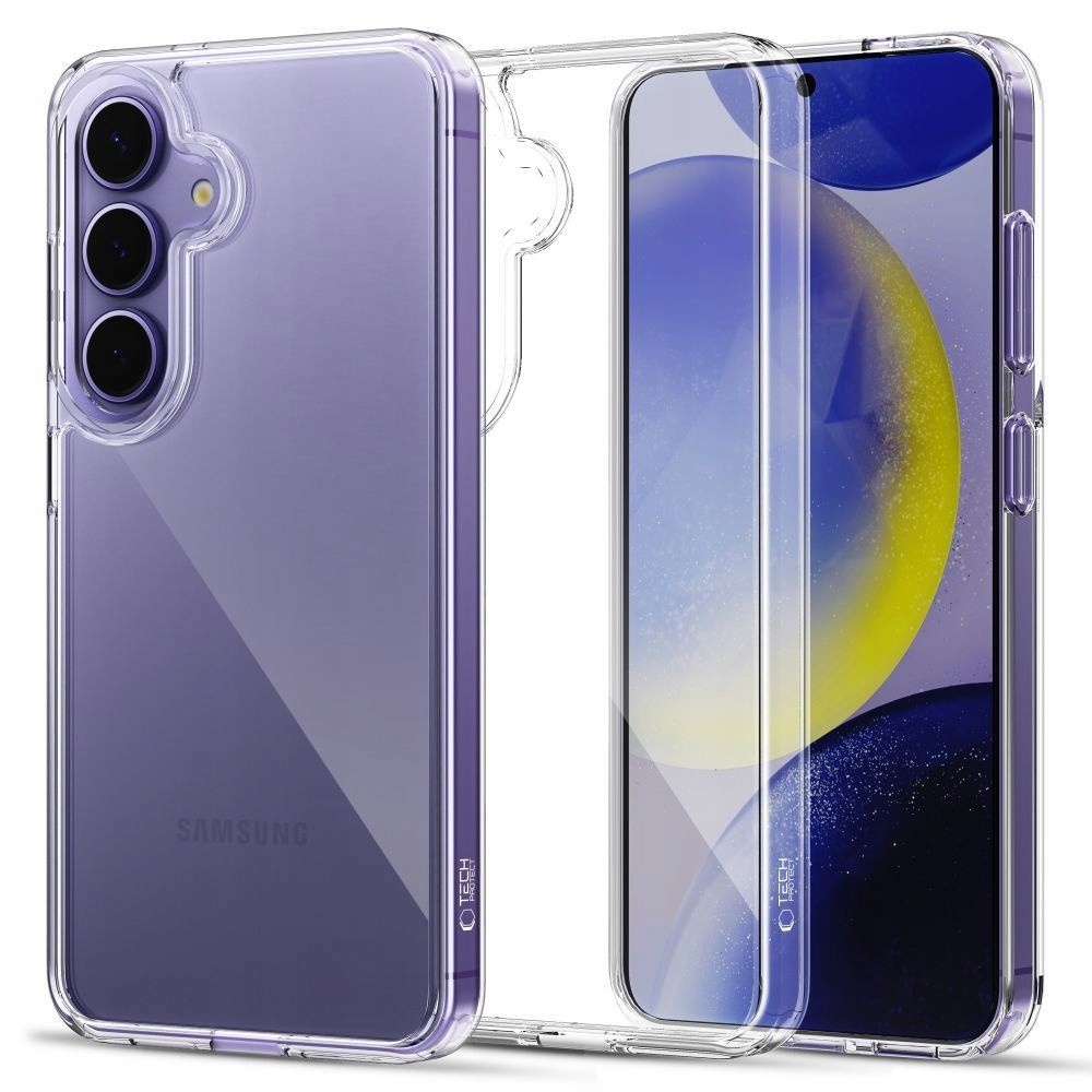 Etui do Samsung S25 Fe Tech-Protect Flexair transparentne