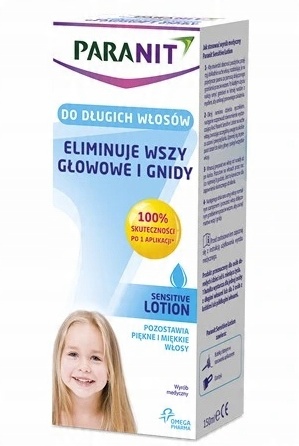 

Paranit Sensitive Lotion na Wszy I Gnidy długie wł