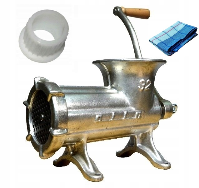 Ręczna maszynka do mięsa ALFA 32 ocynowana gratis tulejka MADE IN POLSKA +