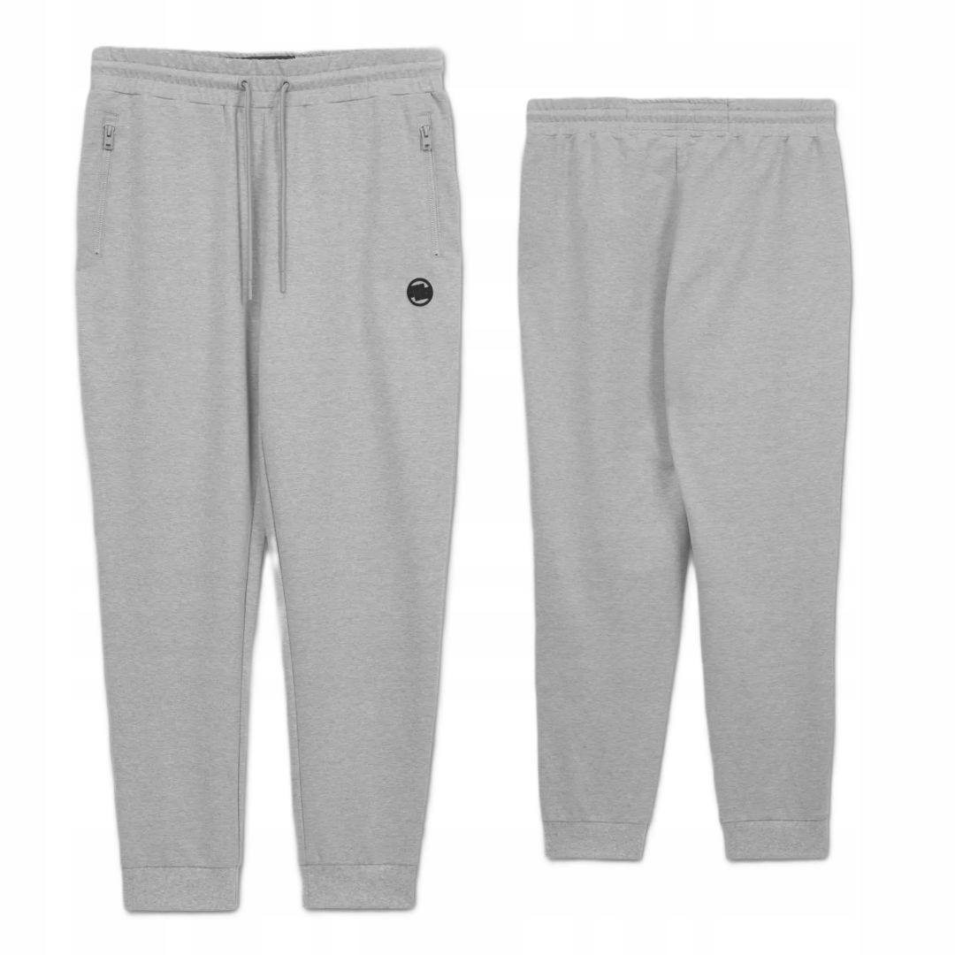 Pitbull West Coast Pánské Tepláky Nugget Šedé, Šedá Melanžová Barva