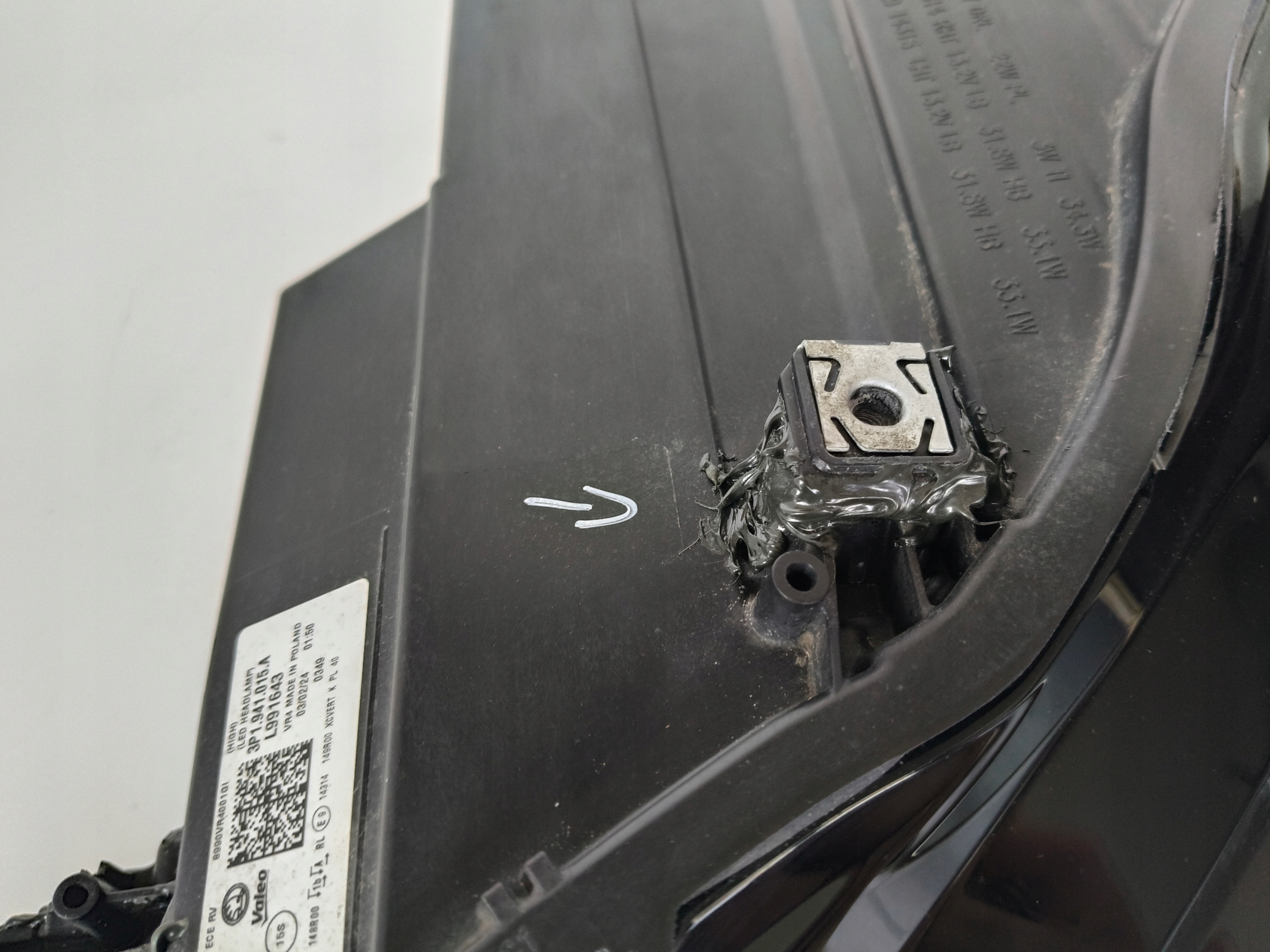 light left REFLEKTOR SKODA SUPERB IV 4 3P 3P0 23- FULL LED