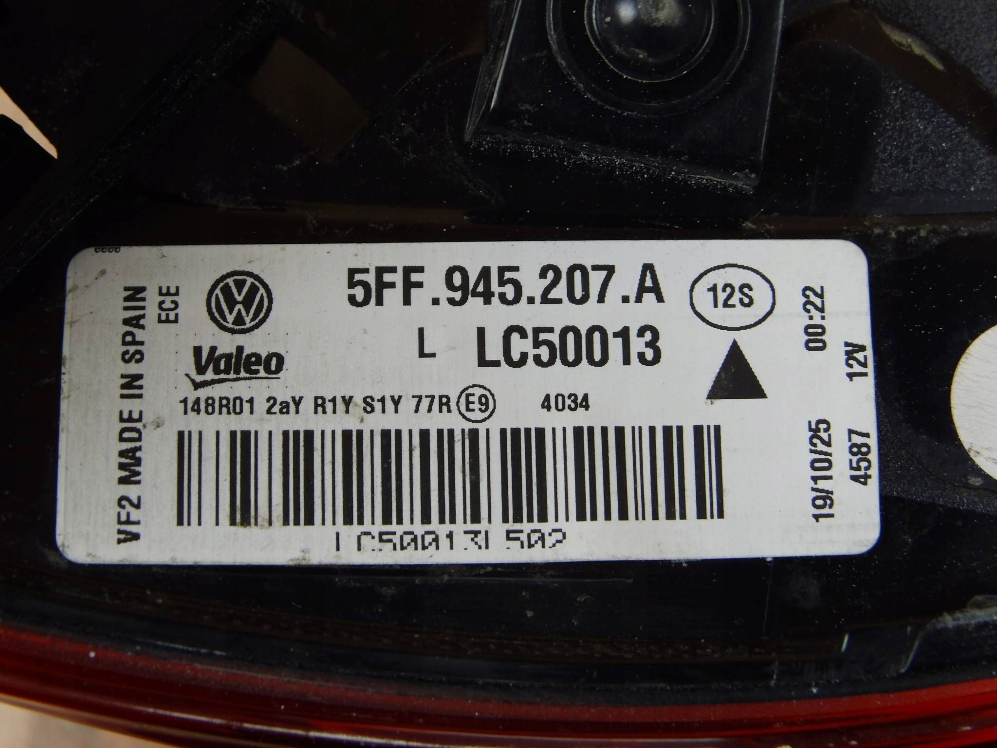 Cupra Formentor 2024-2026 LIFT light left rear part rear left 5FF945207A 22