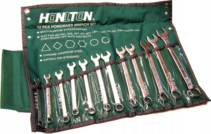Honiton Pl-o Kľúč 12ks/8-22 mm