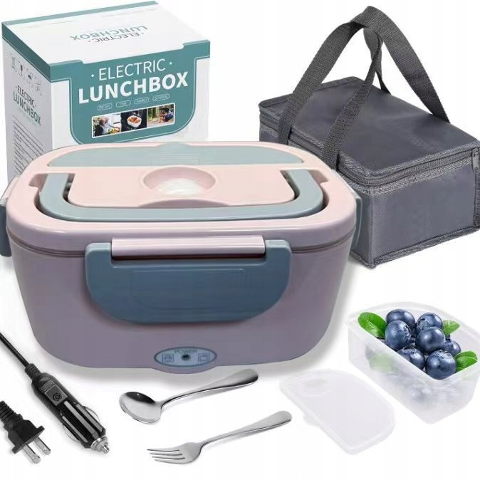 Elektryczny Lunch Box Podgrzewacz Obiad 230 12V 24V LunchBox