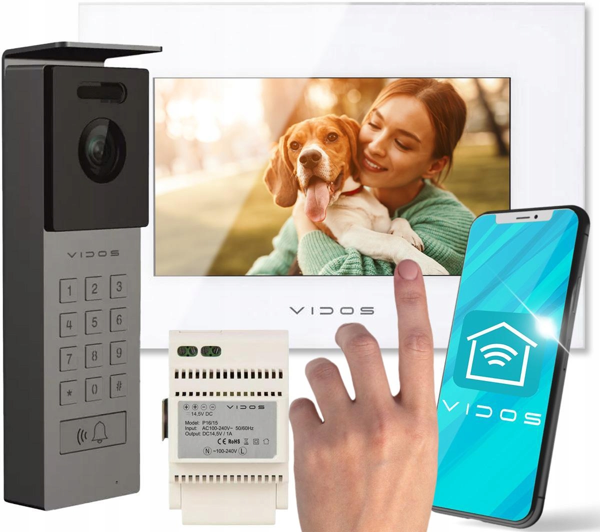 Wideodomofon Vidos X M10W-X/S12D