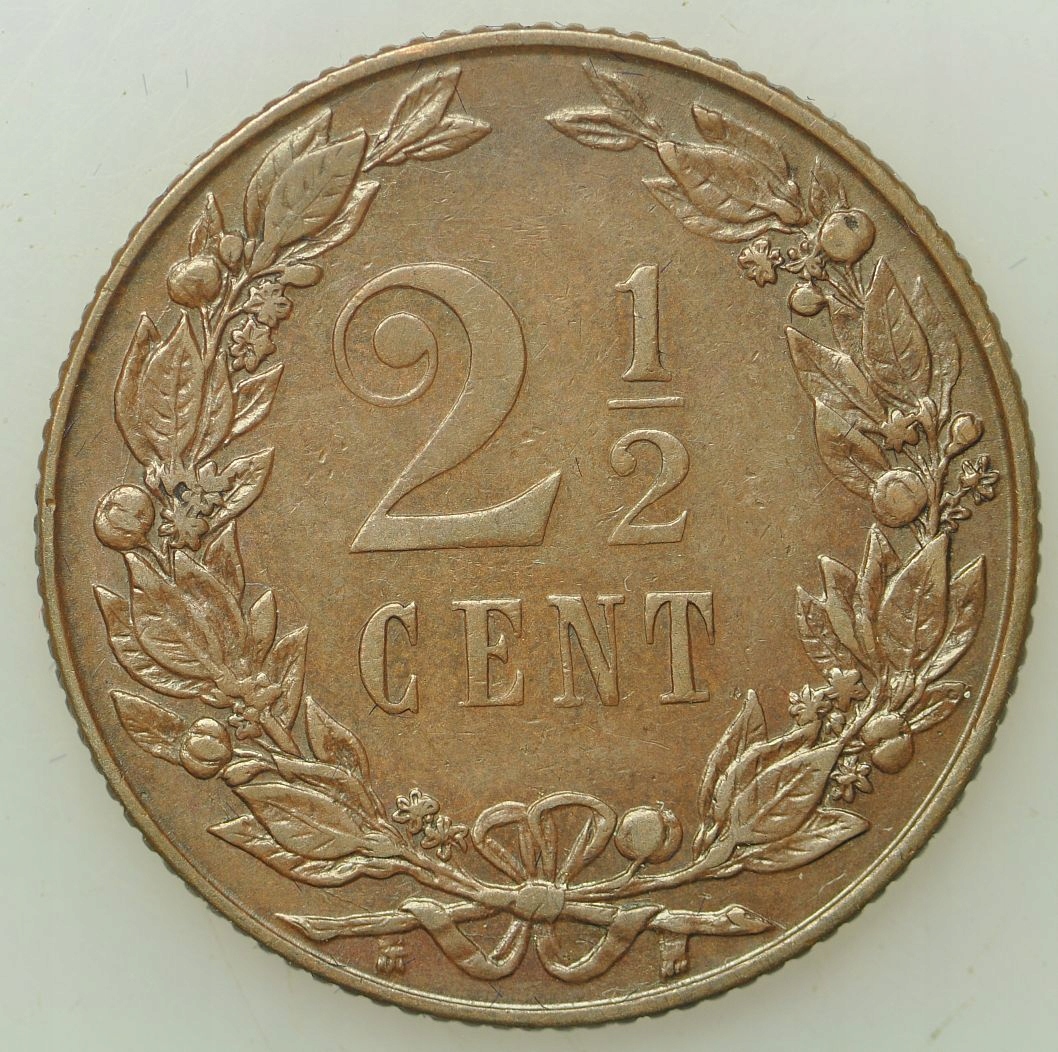 Holandia - 2 1/2 centa 1903