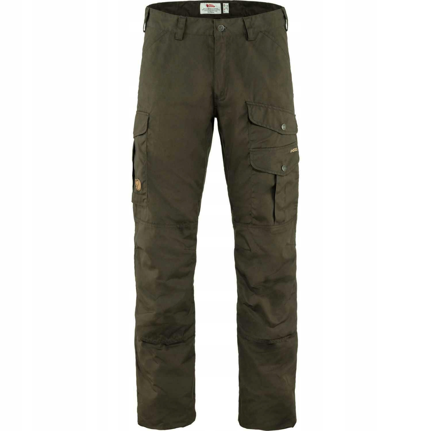 Trekové lovecké kalhoty Fjällräven Barents Pro G-1000 Dark Olive 52