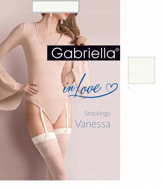 

Gabriella pończochy ślubne Vanessa 476 3/4 szampan