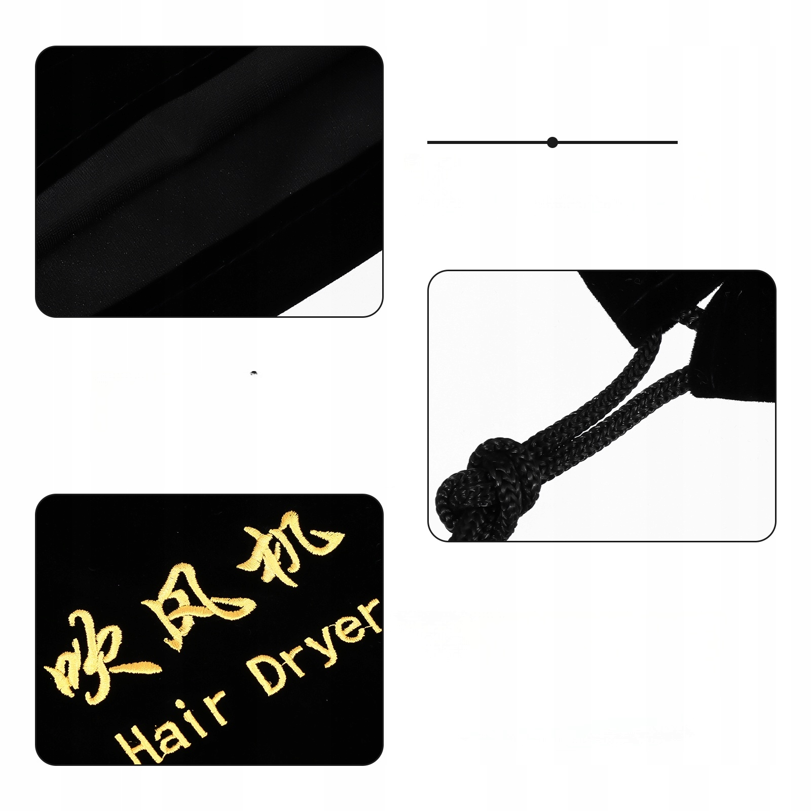 SUSZARKA DO WŁOSÓW TORBA DO PRZECHOWYWANIA PO Materiał dominujący ABS