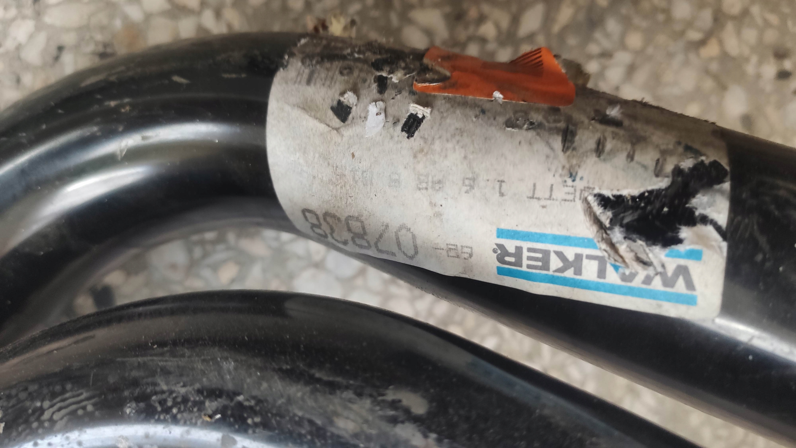 07838 - ГЛУШИТЕЛЬ ВЫХЛОПНОЙ ТРУБЫ OPEL KADETT D 79-84 WALKER