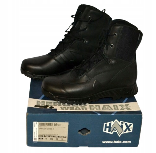Vysoké boty Haix Black Eagle Ranger GSG9-S 43 černé Jwk Grom