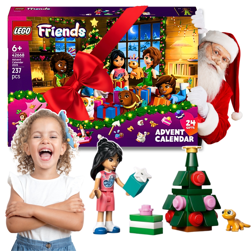 Adventní kalendář Lego Friends 2025 figurky hračky Dárek Na Mikuláše