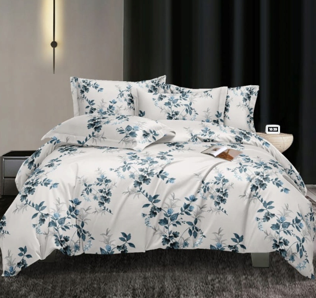 POŚCIEL 3D 160X200 KWIATKI KWIATUSZKI ŁĄKA ELEGANCE KOMPLET