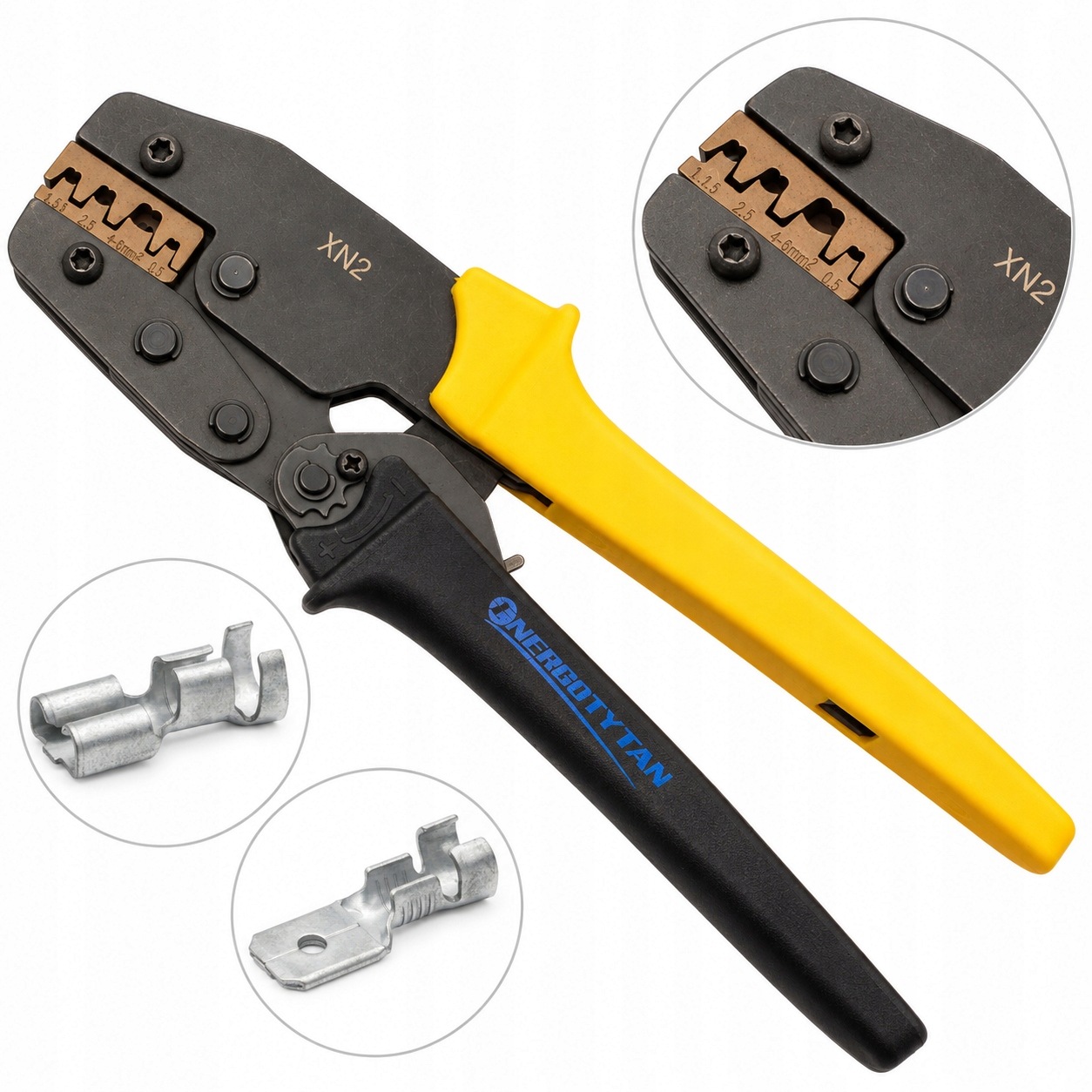 Svěrák Pro Konektory Izolovaných Kabelů 0,5-6 mm2 Energotytan XN2