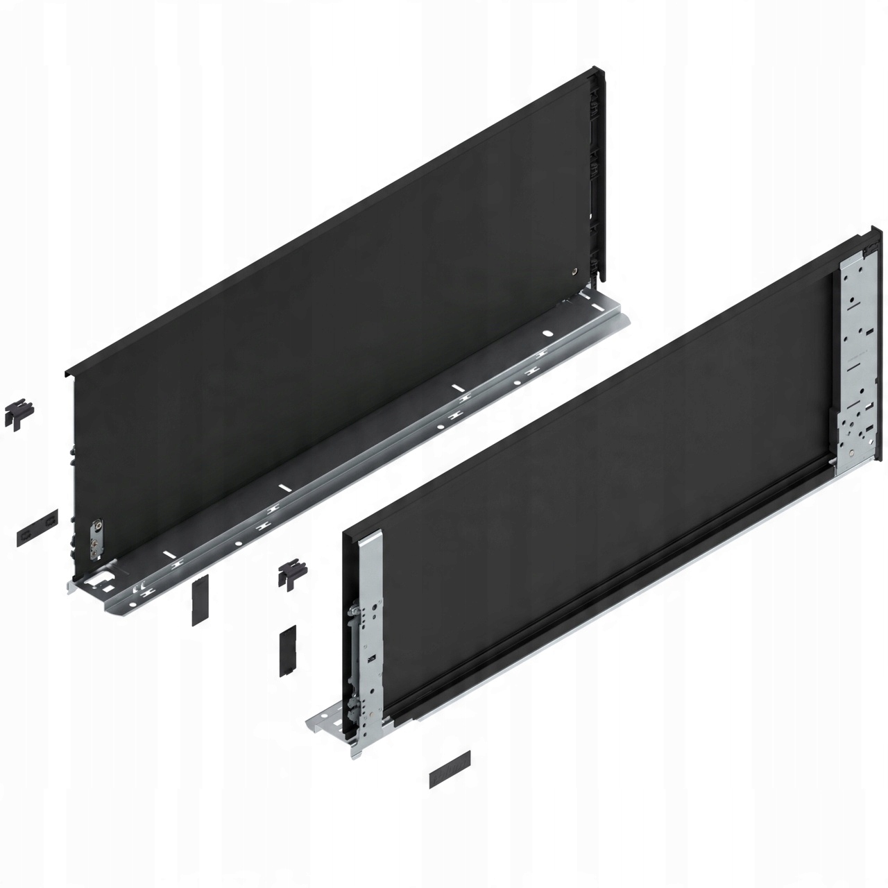 Blum 770F6501S Bočná strana zásuvky Legrabox vnútorná výška 241 mm dĺžka 650 mm