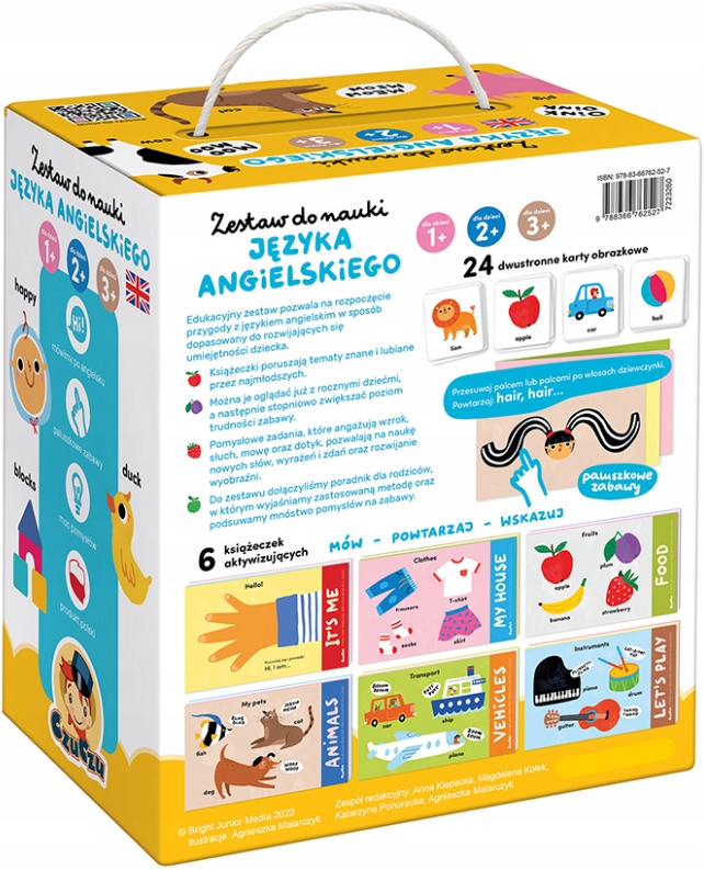 CZUCZU ZESTAW DO NAUKI JĘZYKA ANGIELSKIEGO 1-3 LAT Tytuł Zestaw do nauki języka angielskiego