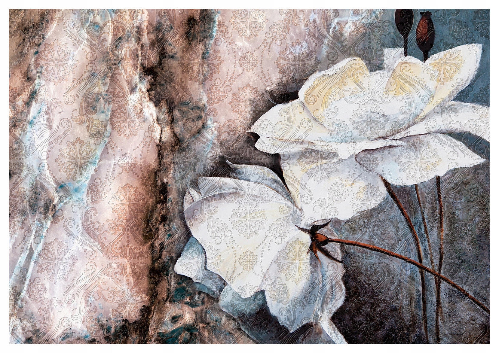 Fototapeta Květiny Abstrakce Textura vinylová 416x290 lepidlo