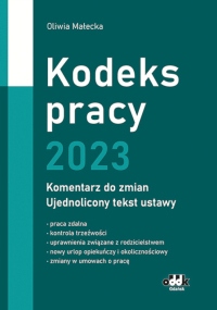 

Kodeks pracy 2023 komentarz do zmian ujednolicony