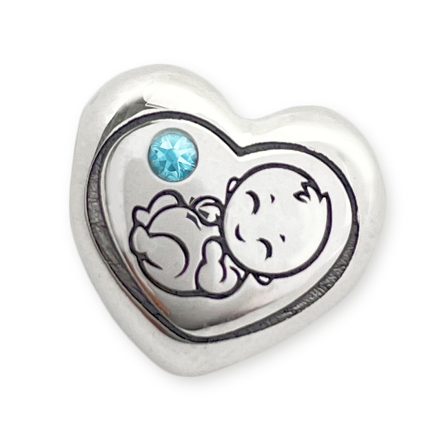 

Srebrny charms Serce dla mamy Grawer