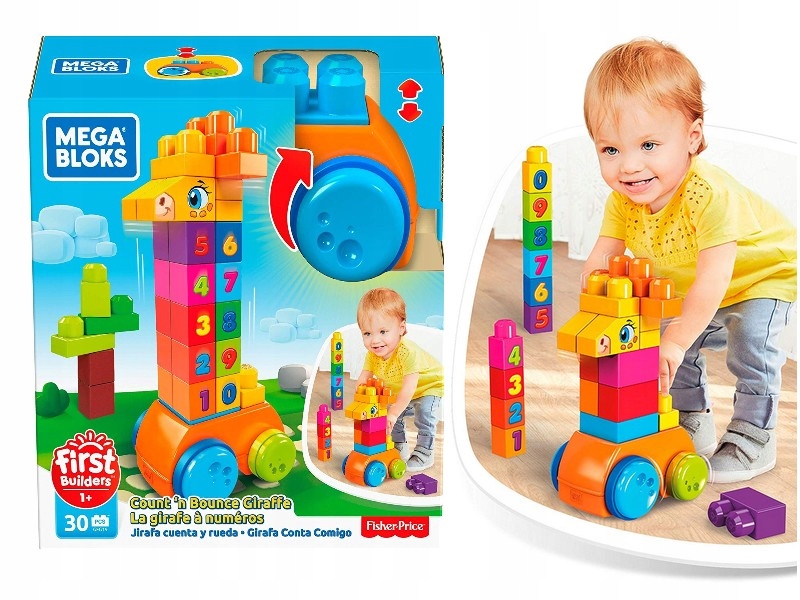 

Bloks First Builders Żyrafka z klockami GFG19