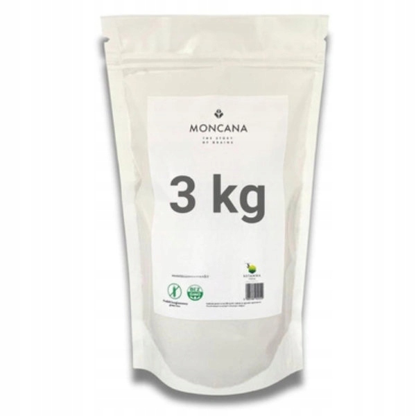 Levně Ekologická bezlepková pudrová pohanková mouka bílá 3 kg Moncana
