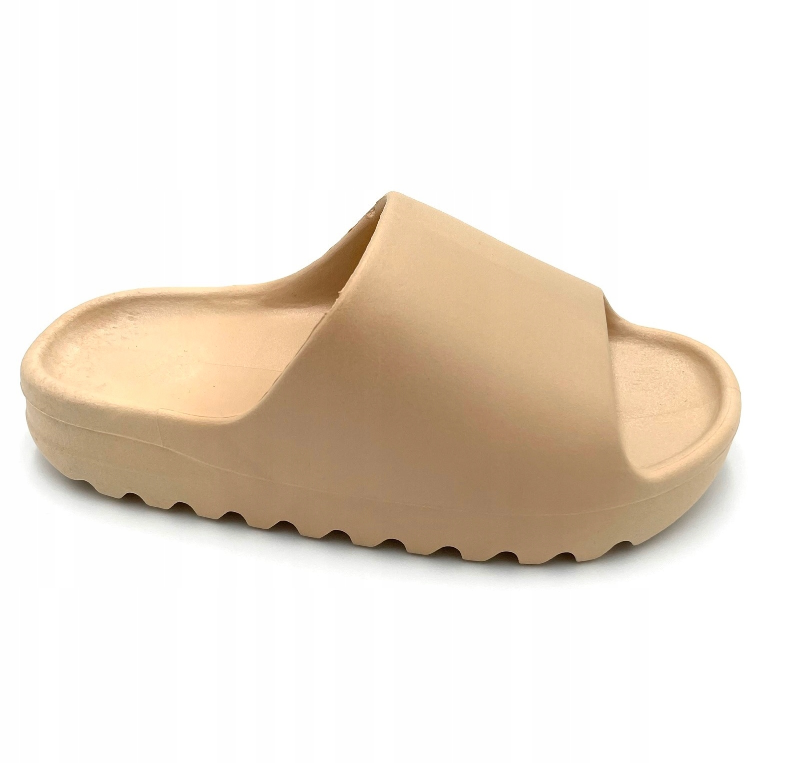 

Buty Klapki Gumowe Platforma Gruba Podeszwa Beżowe