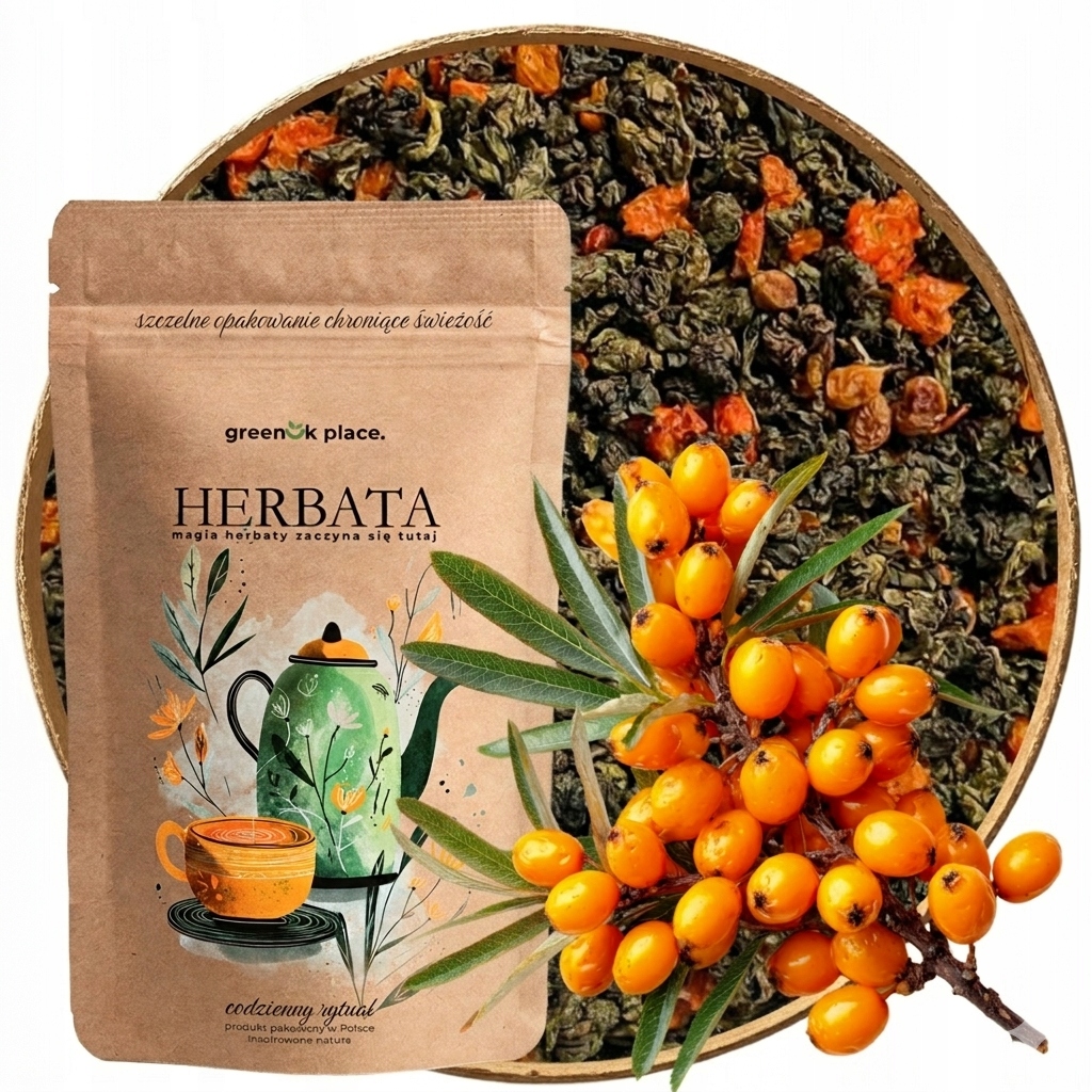 Levně Čaj Oolong Moc Rakytníku 1000g rakytník přírodní úl 1kg Velkoobchod
