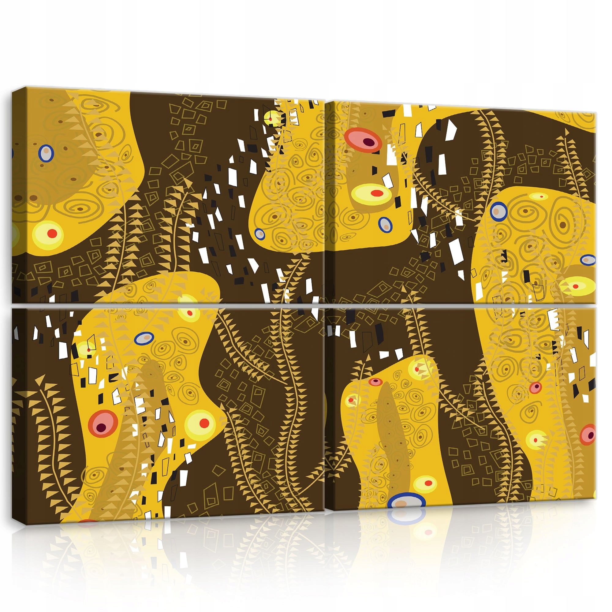 Obraz 120x80 Zlaté vzory moderný Klimt abstrakcia ornament bohatstvo luxus