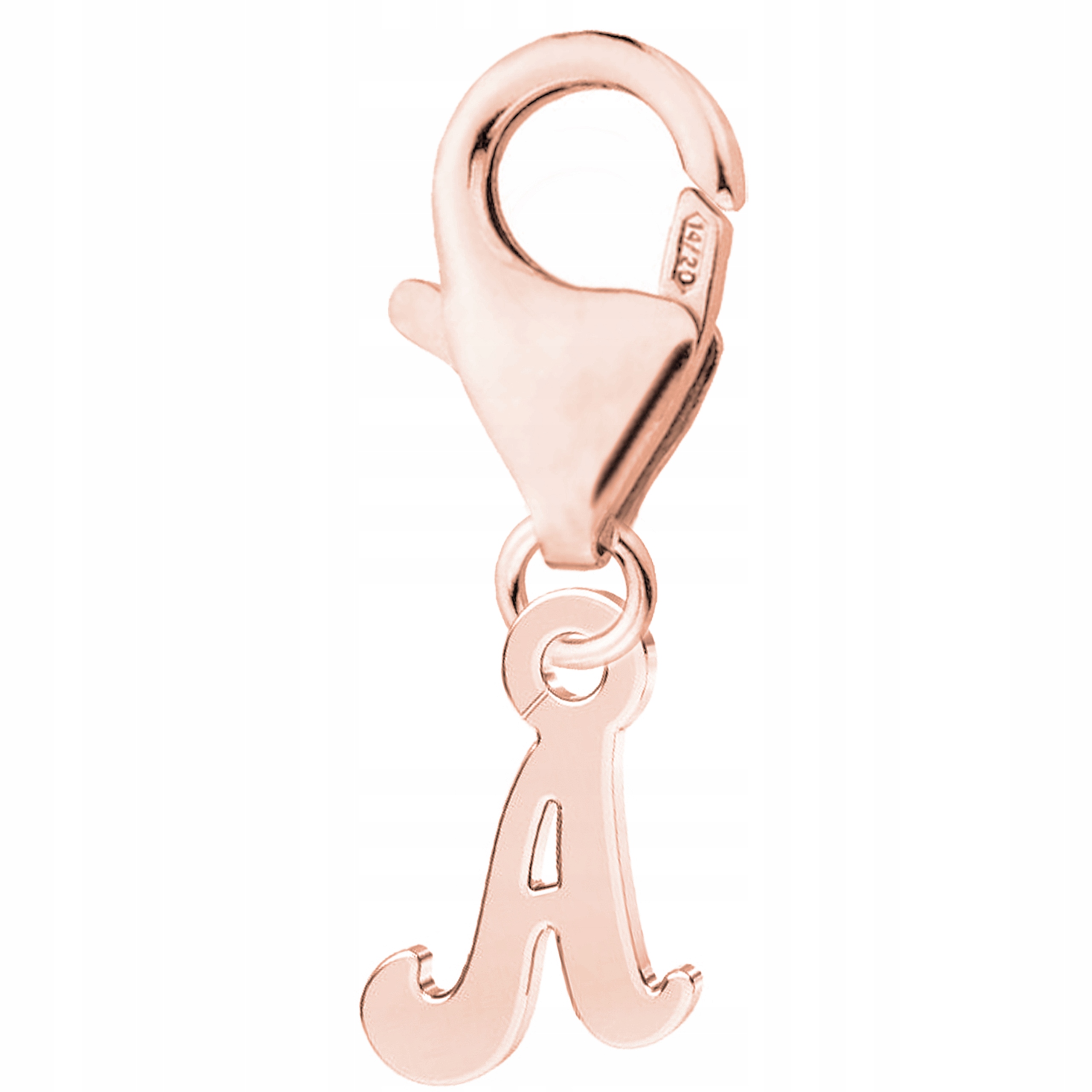 Pozlacený přívěsek s iniciálou písmenkou Symbol Písmeno Iniciál A Stříbro 925