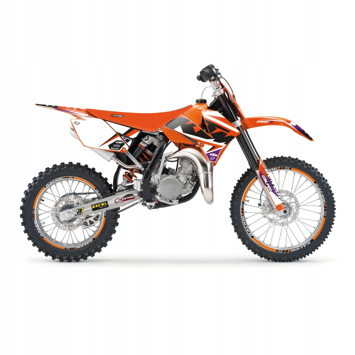 Sada Nálepiek (oklein) Ktm Sx 85 06-12 Dream 5 Farba Oranžová Čierna