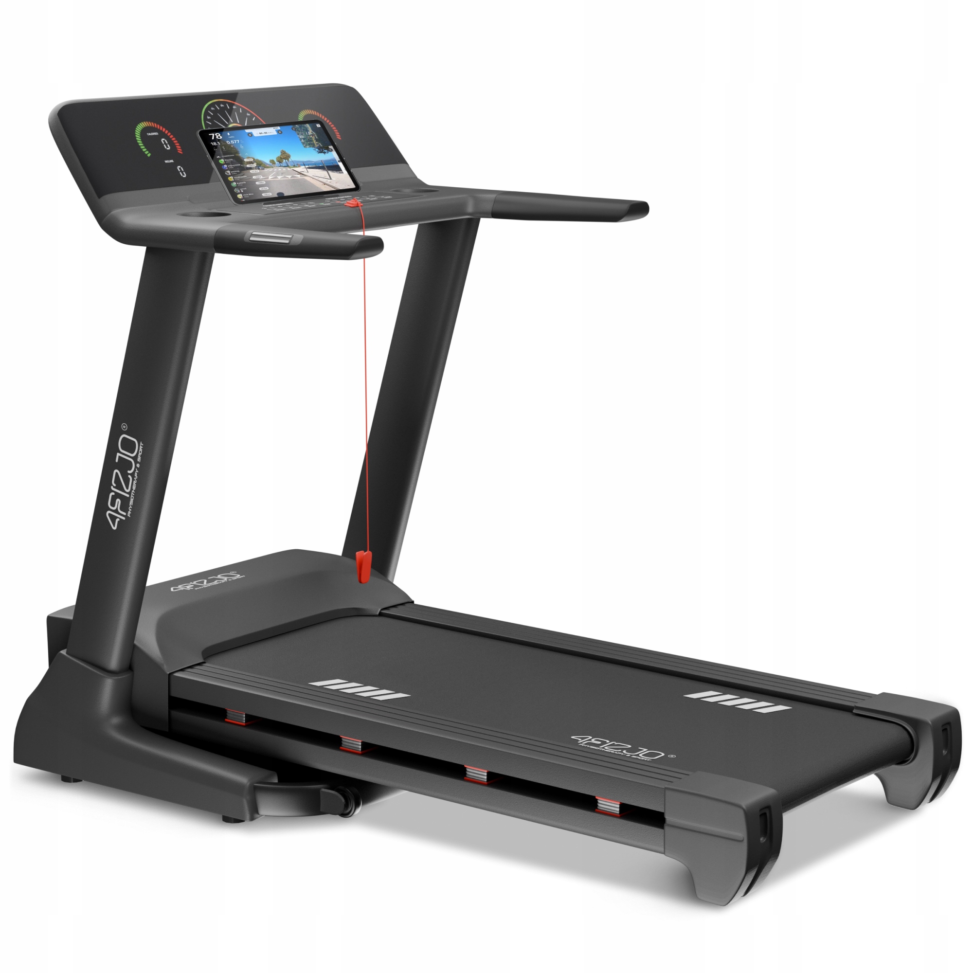 Bieżnia Elektryczna Domowa Treningowa Składana Do Ćwiczeń Fitness Do 120 Kg