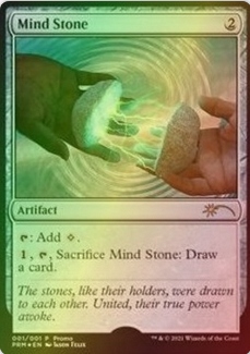 MTG Mind Stone, PROMO FÓLIA (PW21) - EX stav