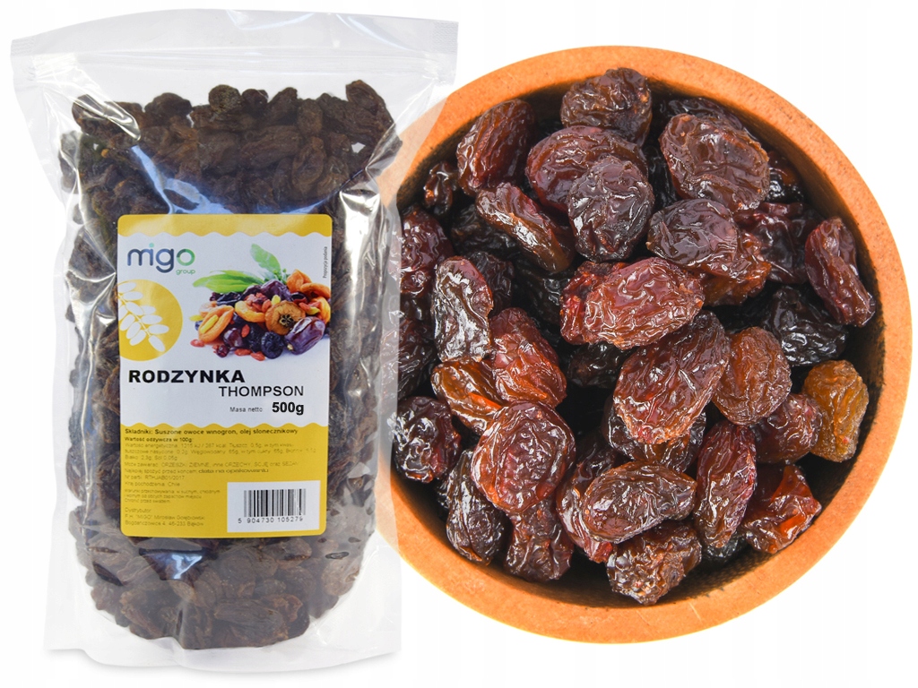 Rodzynki Thompson Jumbo - 500g - MIGOgroup