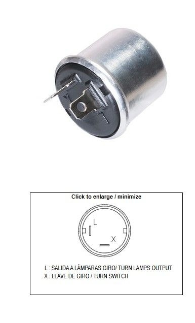 Dze Przerywacz Kierunkowskazów Uniwersalny (12V 2+2 21W) ()