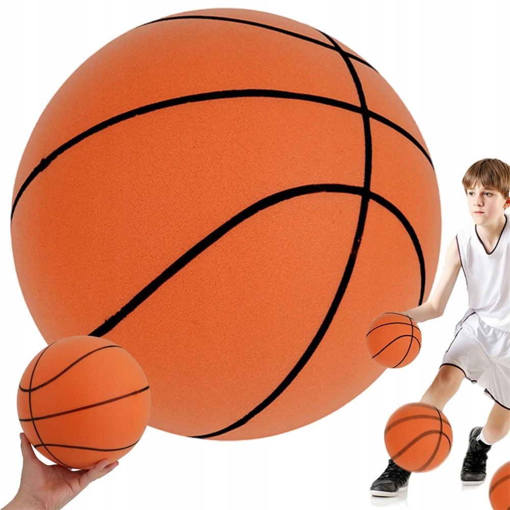 Cicha Piłka Do Koszykówki 24 CM Wyciszenie Rozmiar 7 Silent Ball Piankowa