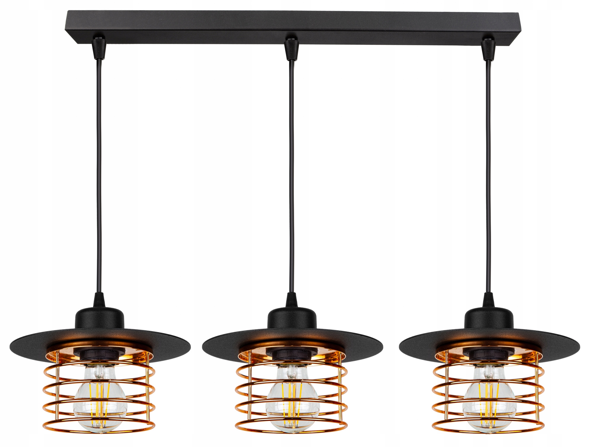 

Lampa Sufitowa Plafon Żyrandol Loft Edison Led