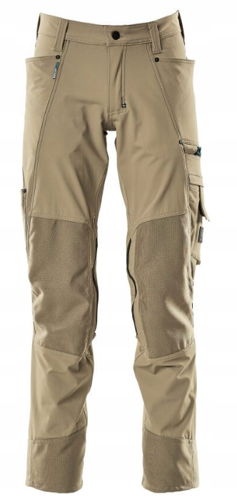 Mascot spodnie robocze Advanced Stretch Cordura 52 beżowe