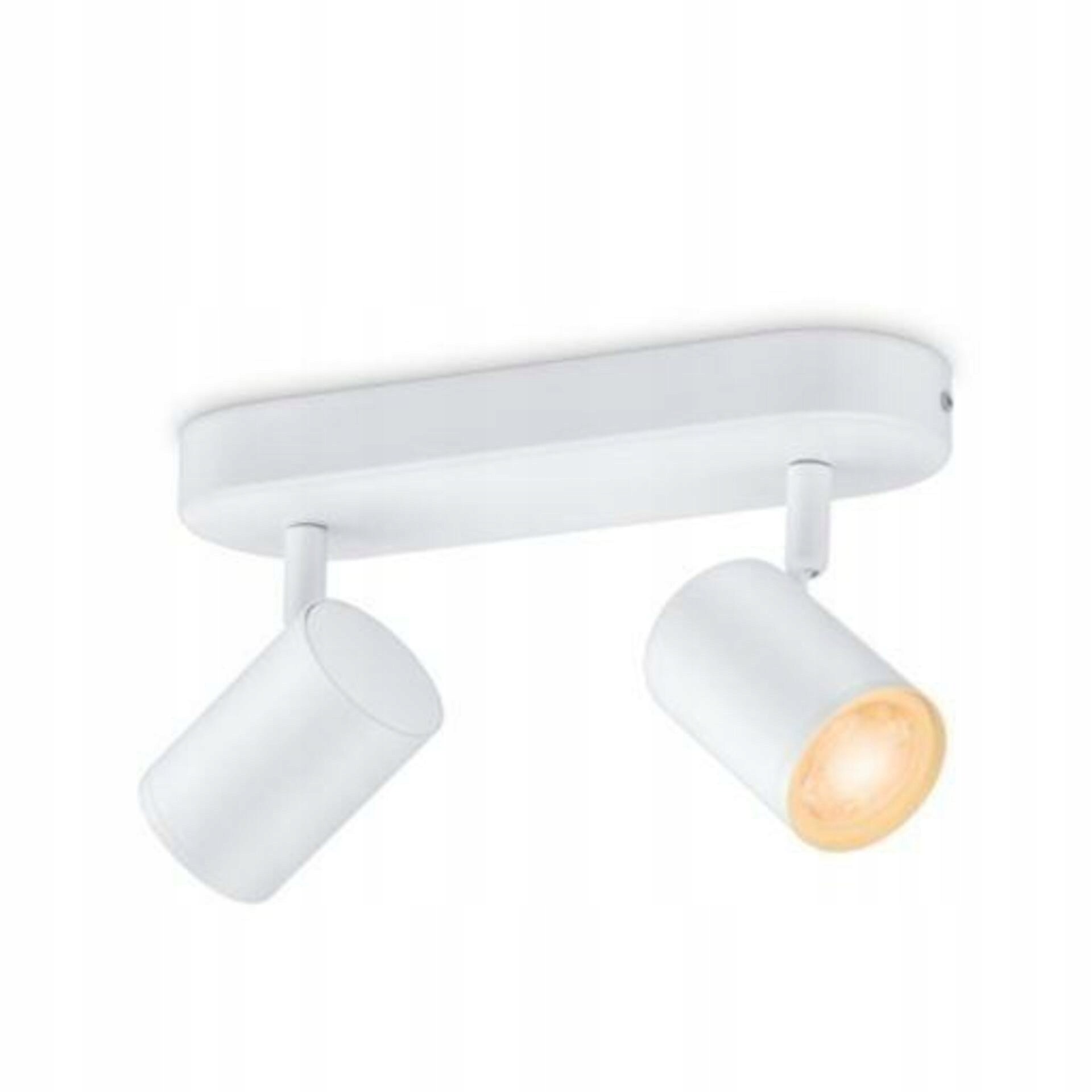 Philips WiZ Imageo stropné bodové svietidlo 2x GU10 Rgb+cct CRI90 biele, chyt