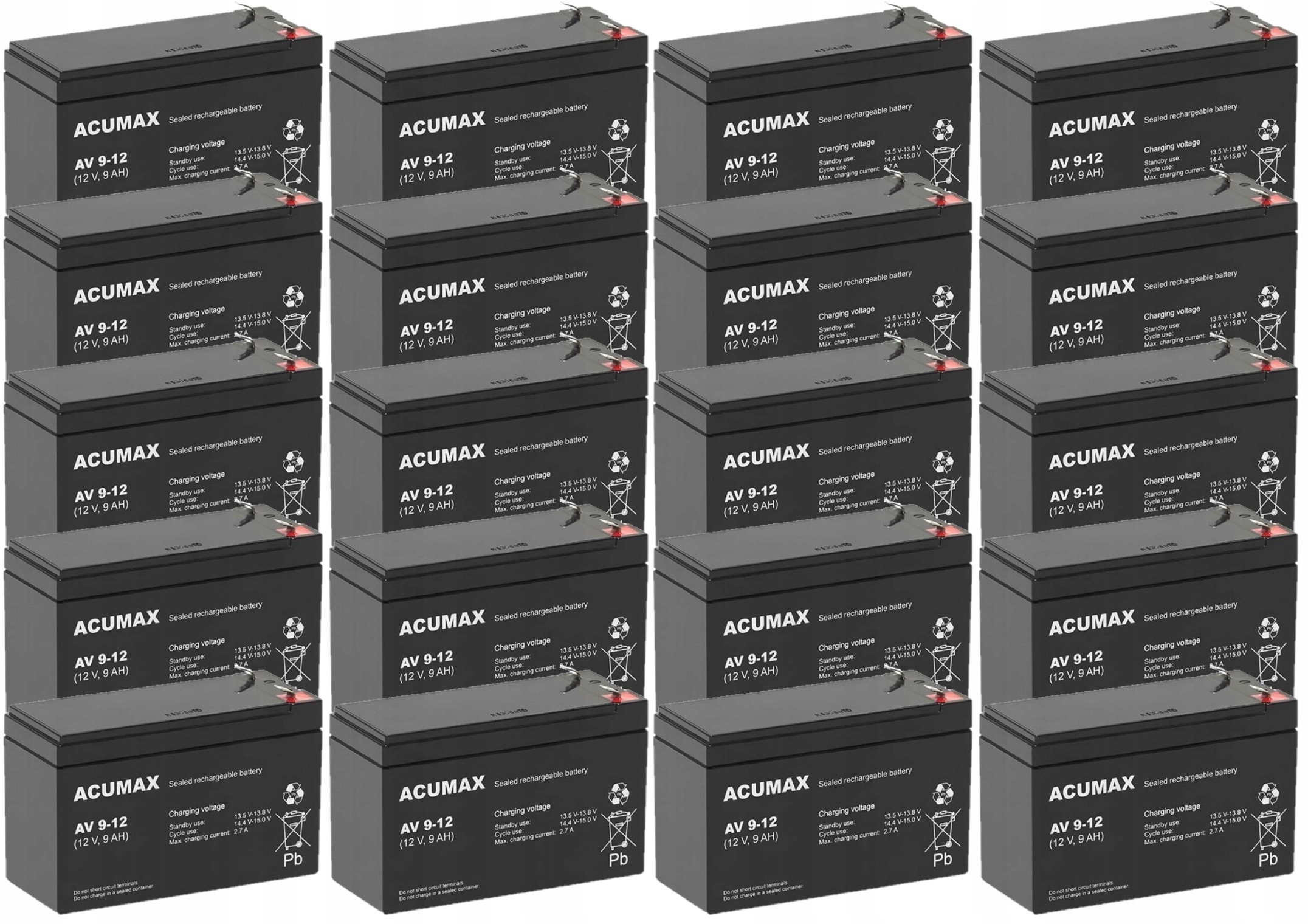 TBC50 Baterie Zestaw Akumulatorów Do Ups Apc Eaton Powerwalker 20x Av 9-12