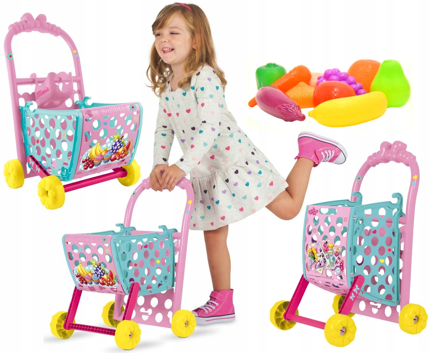 

Duży Koszyk Na Zakupy Wózek Do Supermarketu Minnie