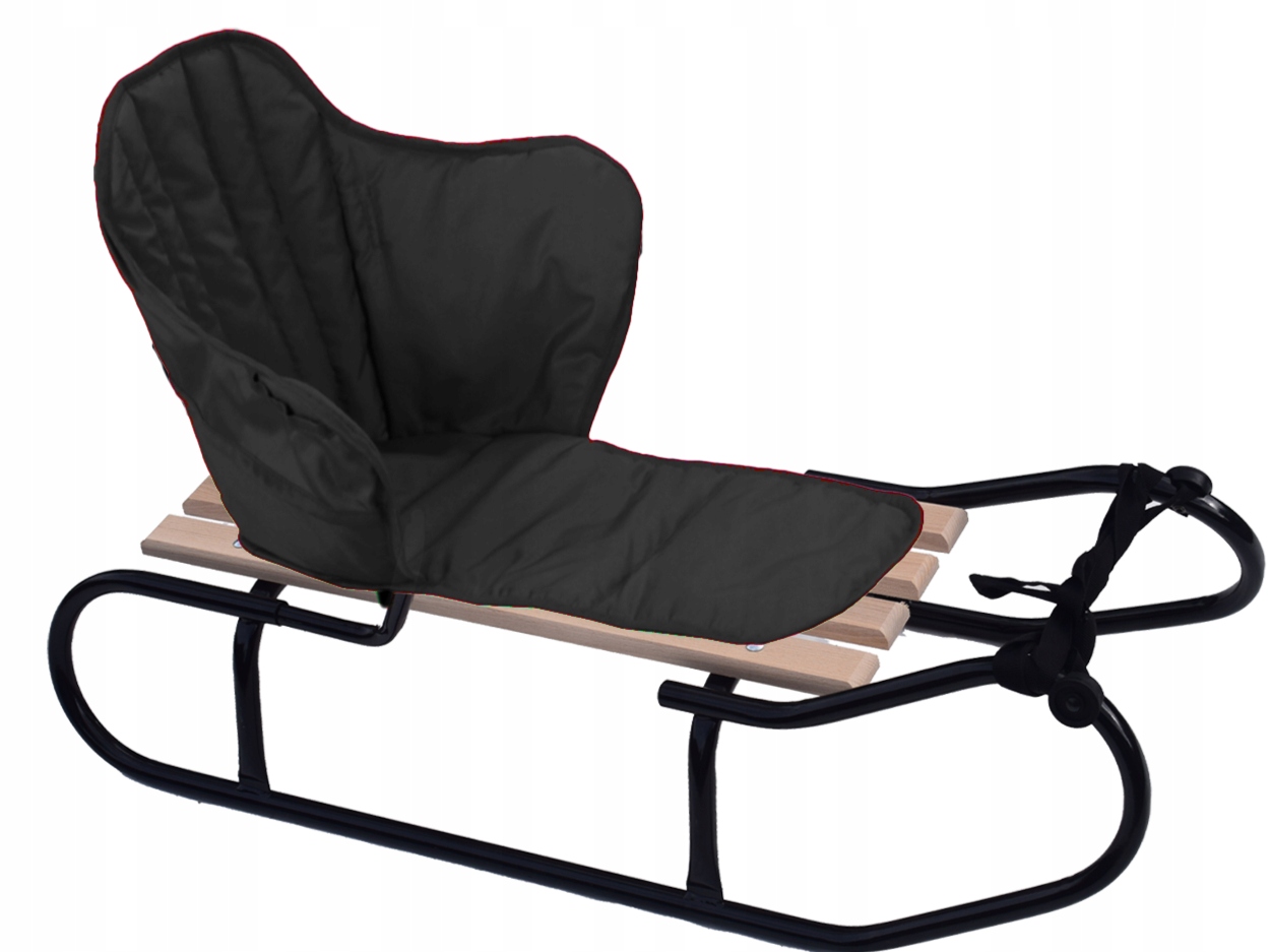 Polskie metalowe sanki Classik oparcie materacyk różne